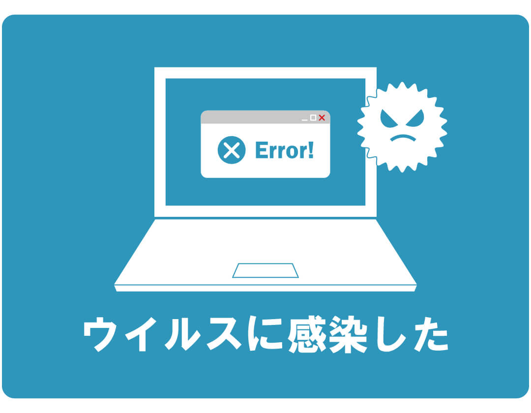 【症状例】ウイルスに感染した